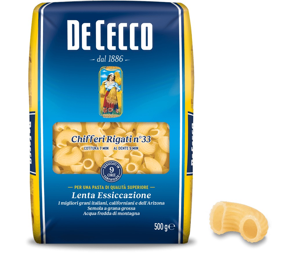 De Cecco Pasta Di Semola Chifferi Rigati n.33 gr. 500